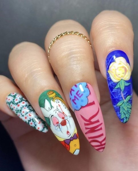  عکس طرح ناخن دخترانه کیوت