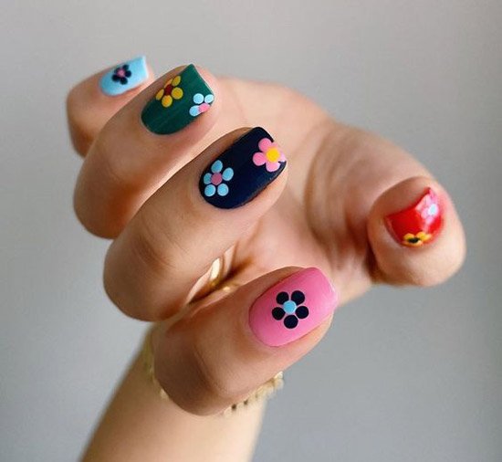  68 عکس طرح ناخن دخترانه فانتزی