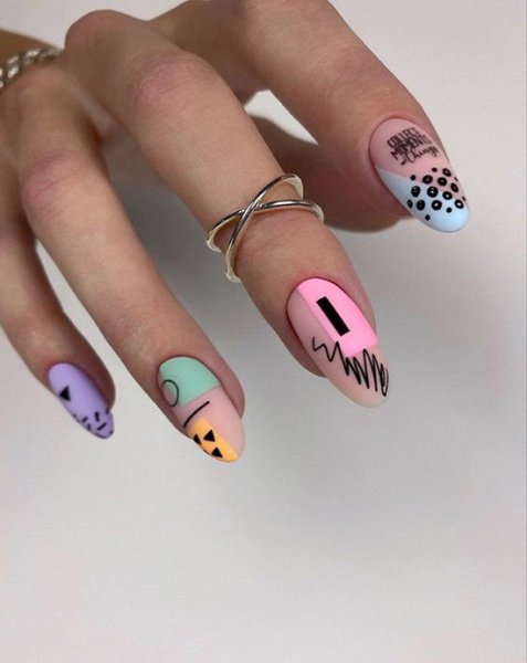  68 عکس طرح ناخن دخترانه فانتزی