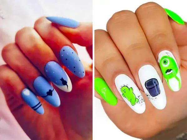  عکس طرح ناخن دخترانه عروسکی