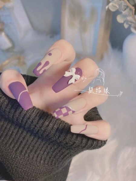  75 عکس طرح ناخن فانتزی کوتاه