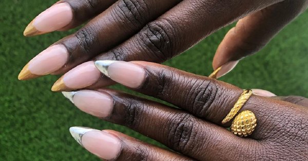  30 عکس طرح ناخن کرومی