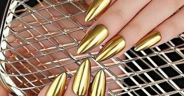  30 عکس طرح ناخن کرومی