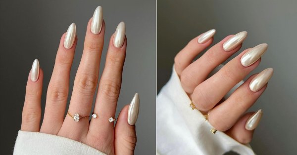  30 عکس طرح ناخن کرومی