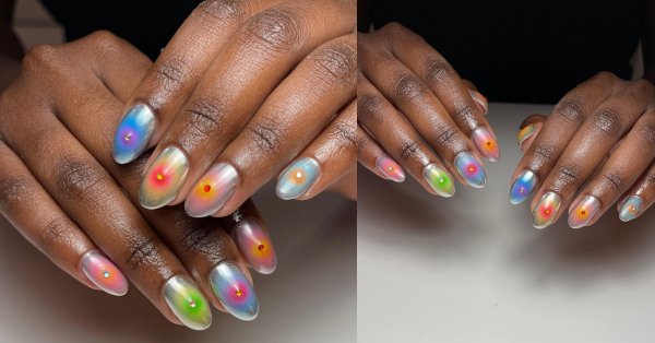  30 عکس طرح ناخن کرومی