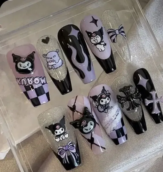  عکس طرح ناخن ملودی