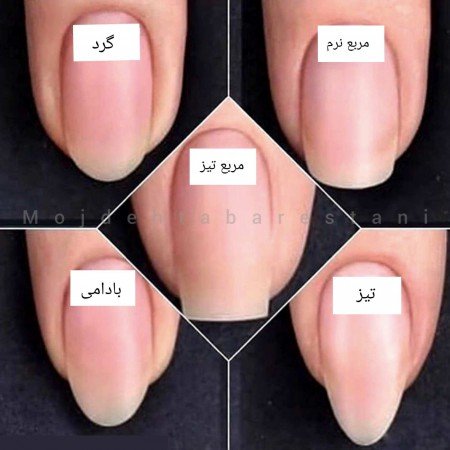  79 عکس طرح ناخن کرومی دارک