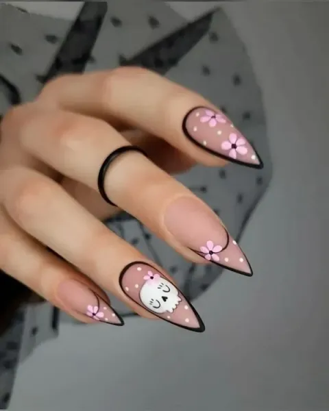  87 عکس طرح ناخن کرومی بنفش بچه گانه