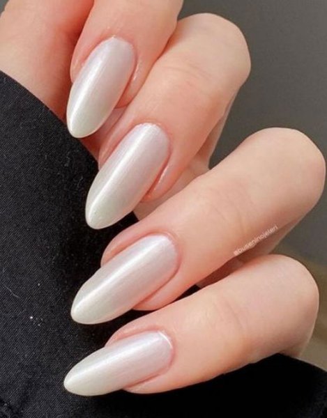  45 مدل ناخن کروم صدفی