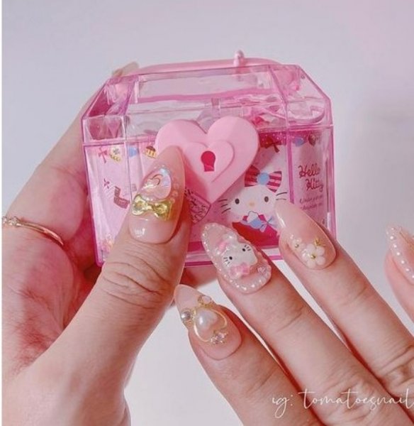  طرح ناخن کرومی کیتی