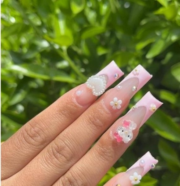  طرح ناخن کرومی کیتی