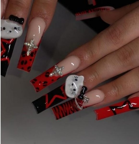  طرح ناخن کرومی کیتی