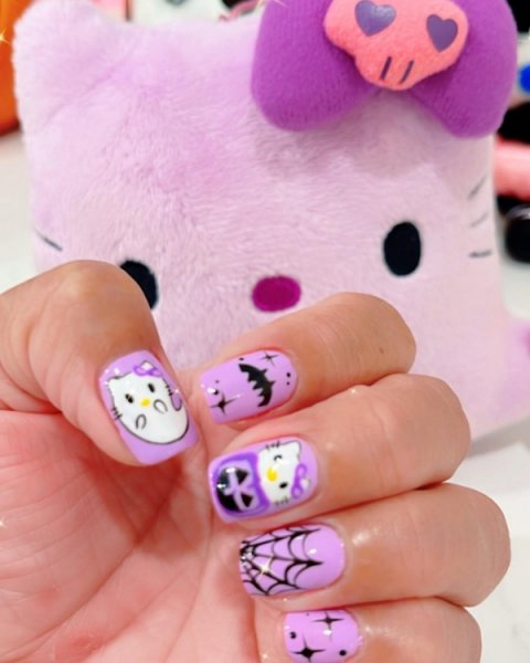  طرح ناخن کرومی کیتی