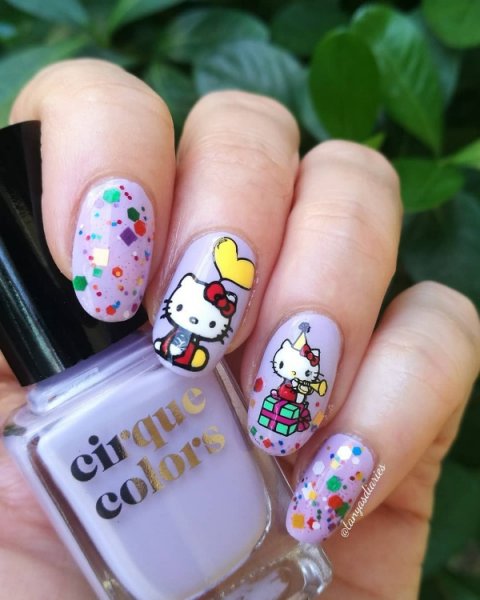  طرح ناخن کرومی کیتی