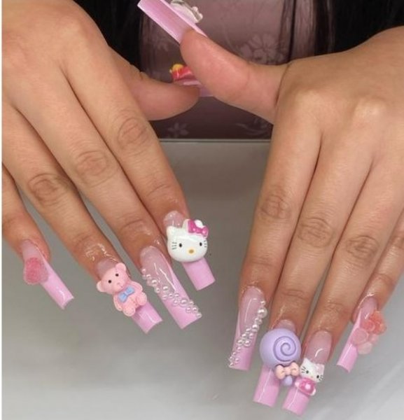  طرح ناخن کرومی کیتی