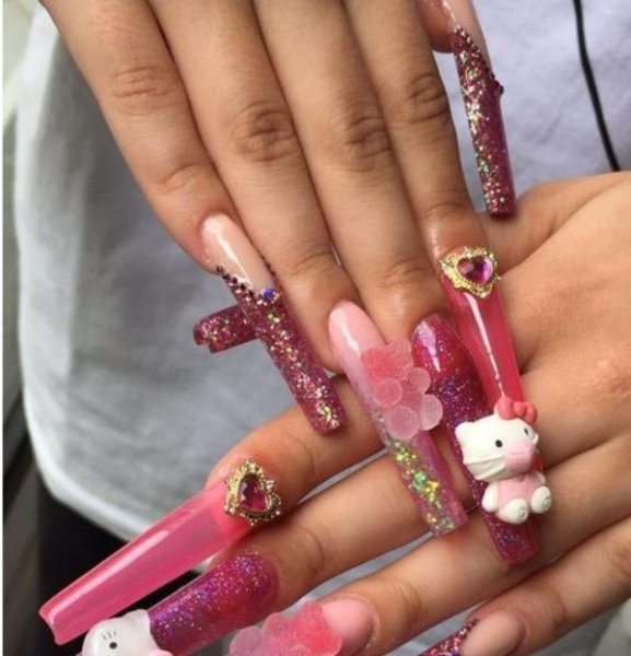  طرح ناخن کرومی کیتی