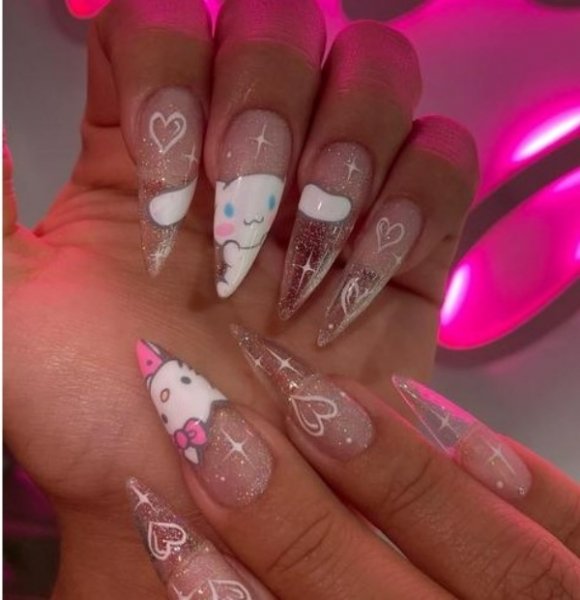  طرح ناخن کرومی کیتی