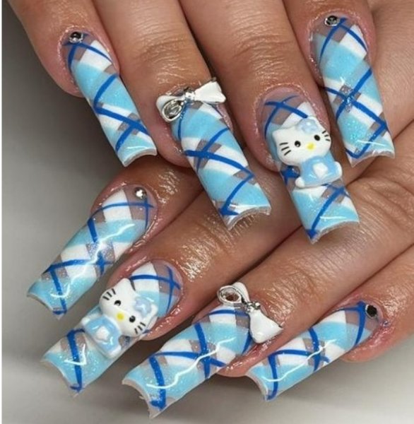  طرح ناخن کرومی کیتی