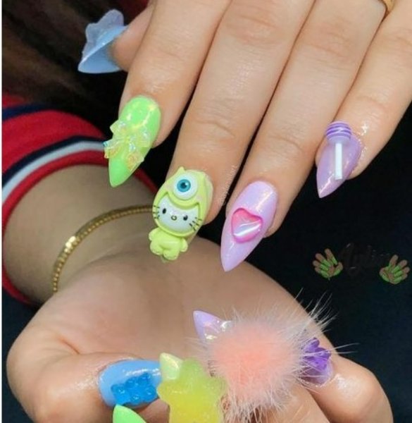  طرح ناخن کرومی کیتی