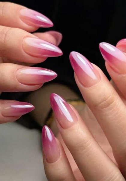  76 عکس مدل ناخن کروم صورتی