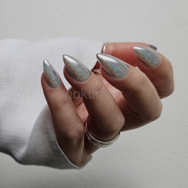  75 مدل ناخن کروم کلیر