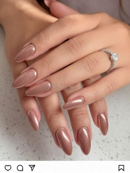  75 مدل ناخن کروم کلیر