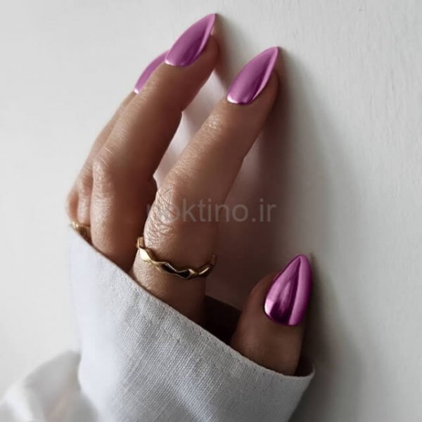  75 مدل ناخن کروم کلیر