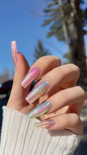  75 مدل ناخن کروم کلیر