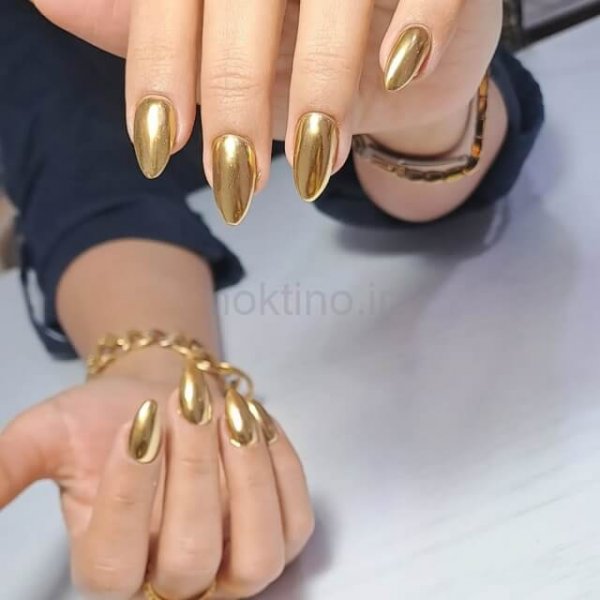  75 مدل ناخن کروم کلیر