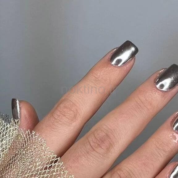  75 مدل ناخن کروم کلیر