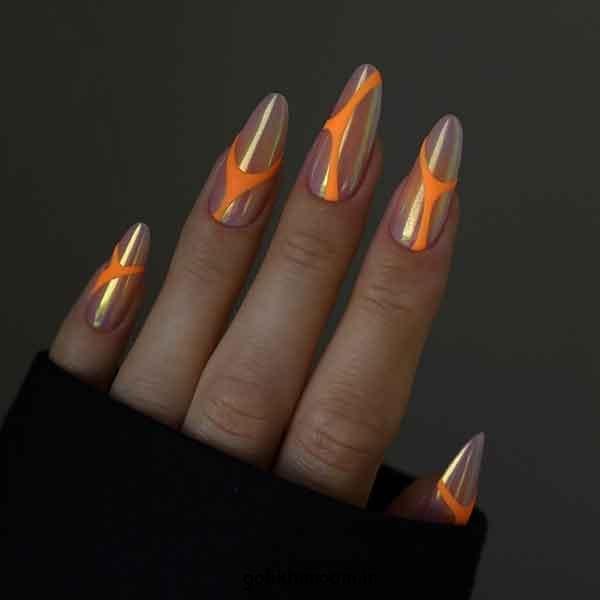  100 مدل ناخن کروم جواهری