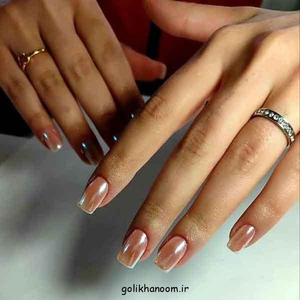  100 مدل ناخن کروم جواهری