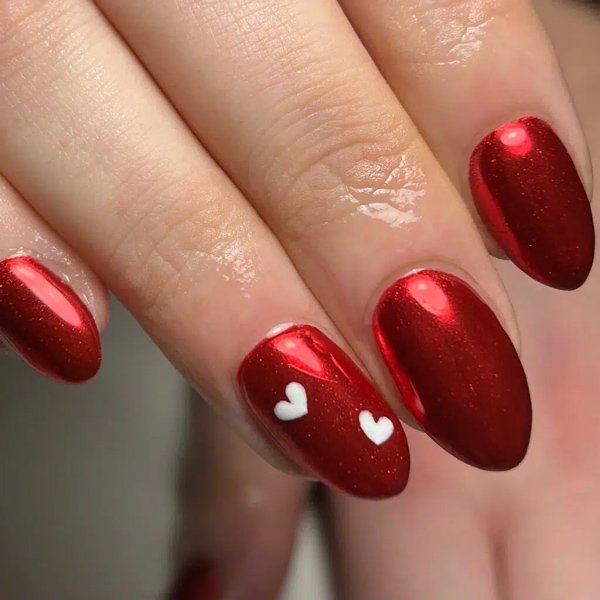  44 مدل ناخن کروم قرمز