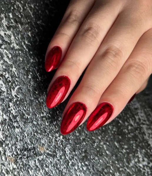  44 مدل ناخن کروم قرمز