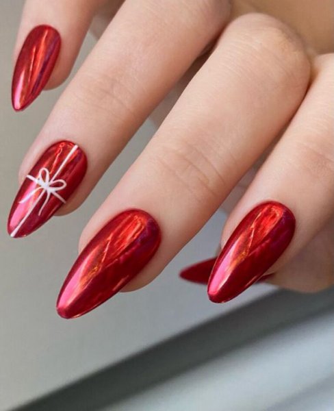  44 مدل ناخن کروم قرمز