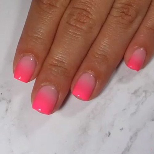  64 عکس طرح ناخن آمبره