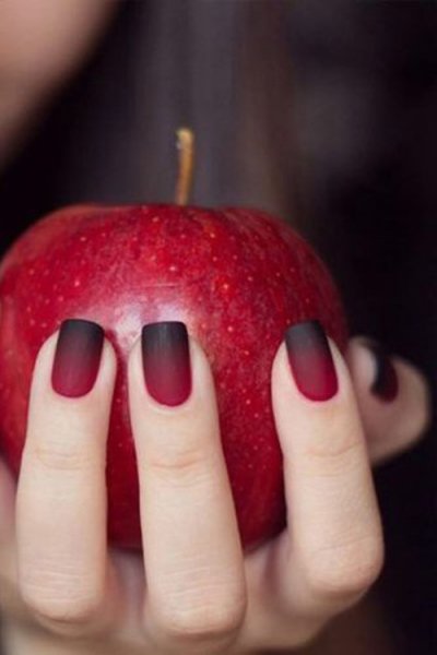  64 عکس طرح ناخن آمبره