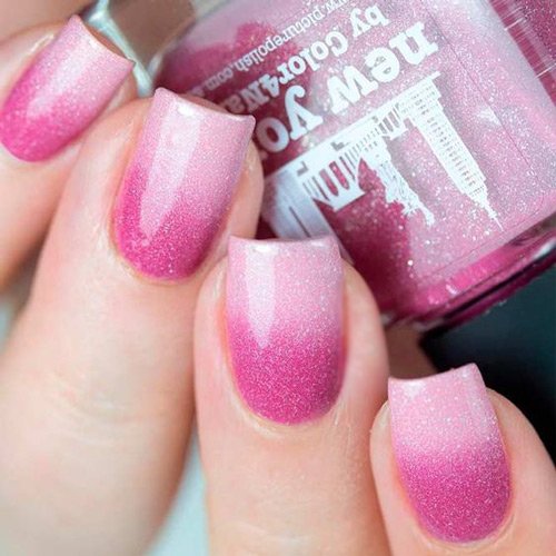  64 عکس طرح ناخن آمبره