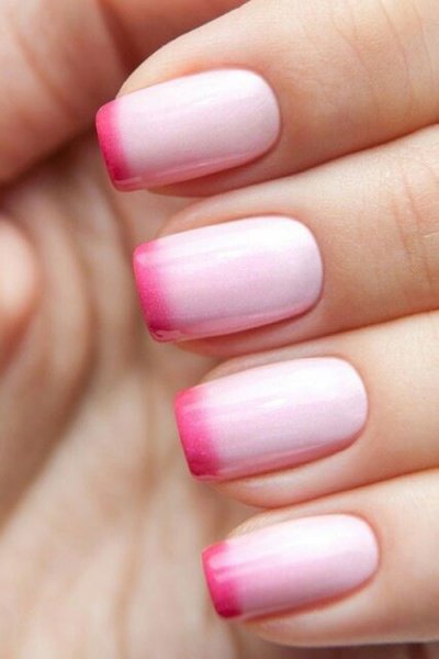  64 عکس طرح ناخن آمبره