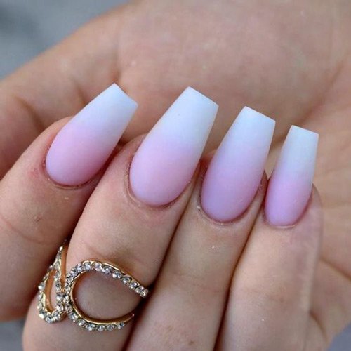  64 عکس طرح ناخن آمبره