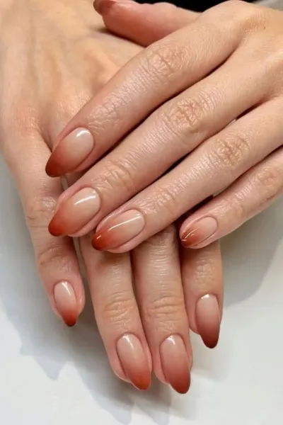  40 عکس ناخن آمبره شاین