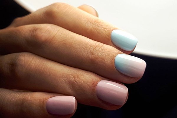  40 عکس ناخن آمبره شاین