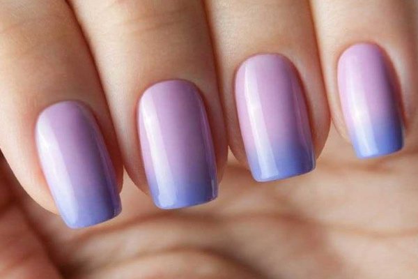  40 عکس ناخن آمبره شاین