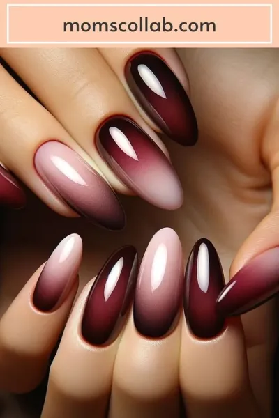  40 عکس ناخن آمبره شاین