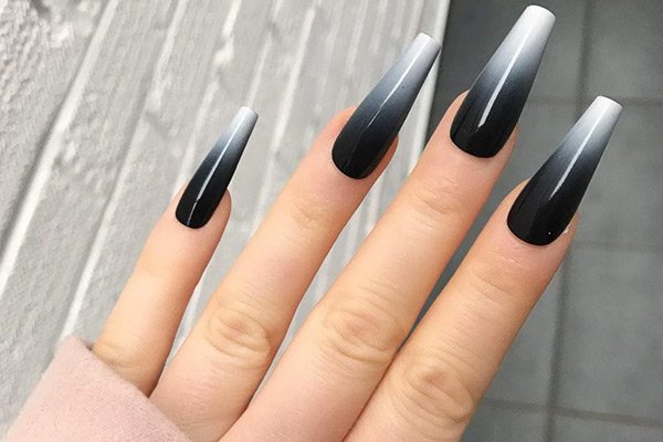  40 عکس ناخن آمبره شاین