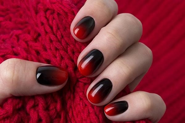  40 عکس ناخن آمبره شاین