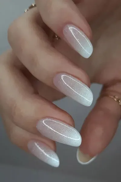  88 عکس مدل ناخن امبره سفید