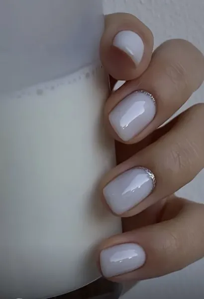  88 عکس مدل ناخن امبره سفید