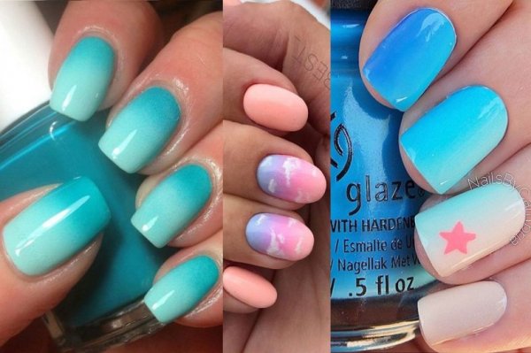  44 عکس ناخن امبره تابستانی