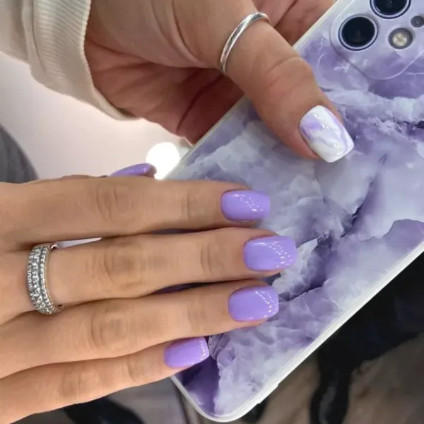  45 عکس ناخن امبره یاسی